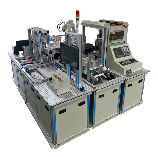 完成工业机器人与 plc 控制的综合实训,采用模块化组装,方便教师教学
